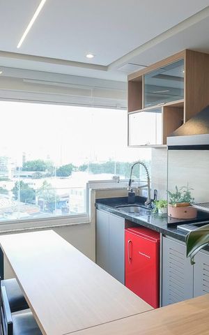 Apartamento à venda com 84m², 2 quartos e 2 vagasVaranda gourmet