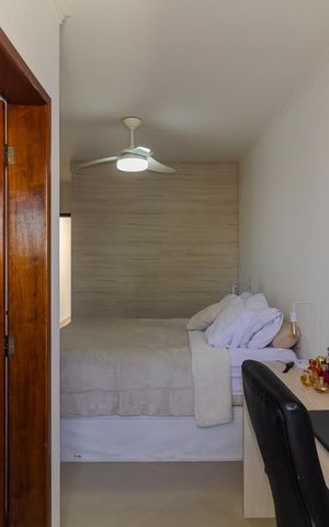 Casa à venda com 124m², 3 quartos e 2 vagasQuarto 3 - Suíte