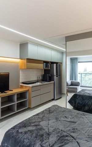 Studio para alugar com 30m², 1 quarto e sem vaga Studio para alugar com 30m², 1 quarto e sem vagaStudio