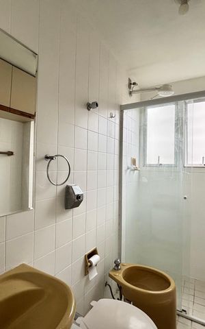 Apartamento para alugar com 55m², 1 quarto e 1 vaga Apartamento para alugar com 55m², 1 quarto e 1 vagaBanheiro