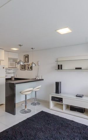 Apartamento para alugar com 52m², 1 quarto e 1 vaga Apartamento para alugar com 52m², 1 quarto e 1 vagaSala