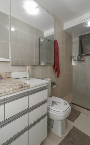 Apartamento à venda com 50m², 1 quarto e 1 vagaBanheiro