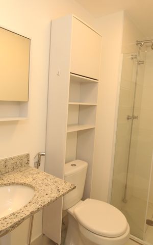 Apartamento para alugar com 40m², 2 quartos e sem vagaBanheiro