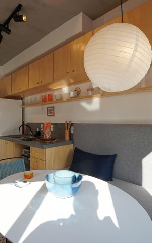 Studio à venda com 34m², 1 quarto e sem vagaCozinha