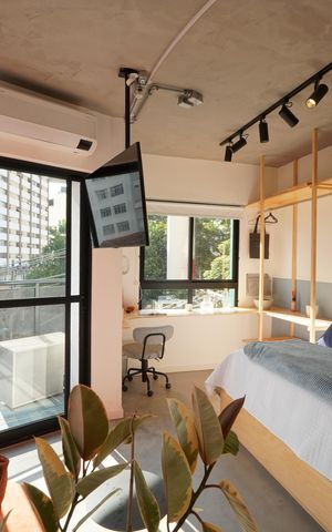 Studio à venda com 34m², 1 quarto e sem vagaStudio