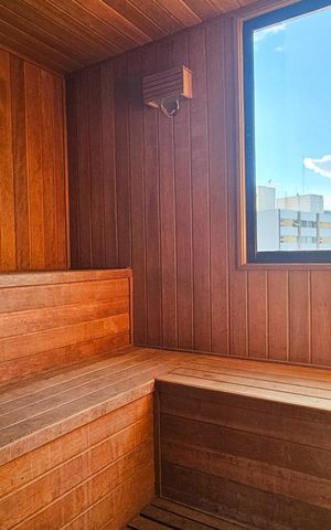 Studio à venda com 34m², 1 quarto e sem vagaSauna