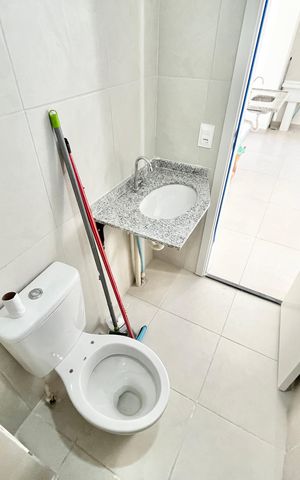 Apartamento para alugar com 35m², 2 quartos e sem vaga Apartamento para alugar com 35m², 2 quartos e sem vagaBanheiro