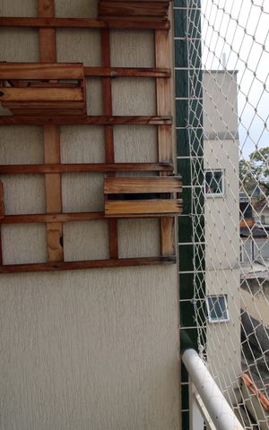 Apartamento à venda com 50m², 2 quartos e 1 vagaVaranda do quarto