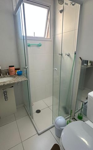 Apartamento para alugar com 60m², 2 quartos e 1 vaga Apartamento para alugar com 60m², 2 quartos e 1 vagaBanheiro da Suíte