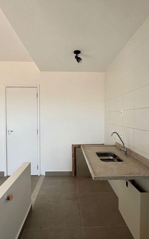 Apartamento para alugar com 33m², 1 quarto e 1 vaga Apartamento para alugar com 33m², 1 quarto e 1 vagaCozinha e Área de Serviço