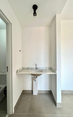Apartamento para alugar com 33m², 1 quarto e 1 vaga Apartamento para alugar com 33m², 1 quarto e 1 vagaBanheiro