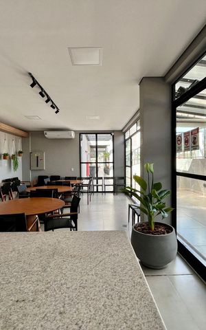Apartamento para alugar com 33m², 1 quarto e 1 vaga Apartamento para alugar com 33m², 1 quarto e 1 vagaÁrea comum - Salão de festas