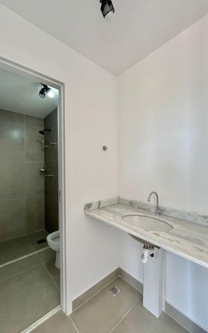 Apartamento para alugar com 33m², 1 quarto e 1 vaga Apartamento para alugar com 33m², 1 quarto e 1 vagaBanheiro