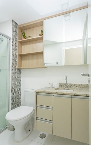 Apartamento à venda com 61m², 2 quartos e 1 vagaBanheiro
