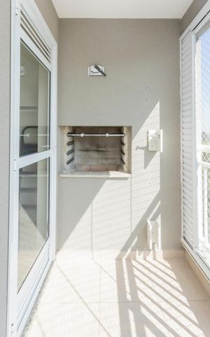 Apartamento à venda com 61m², 2 quartos e 1 vagaChurrasqueira