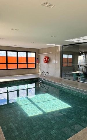 Studio para alugar com 37m², 1 quarto e 1 vaga Studio para alugar com 37m², 1 quarto e 1 vagaPiscina