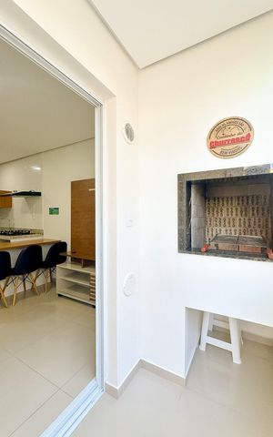 Apartamento para alugar com 38m², 1 quarto e 1 vagaVaranda gourmet