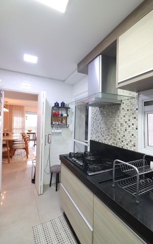 Apartamento à venda com 123m², 3 quartos e 2 vagasCozinha 