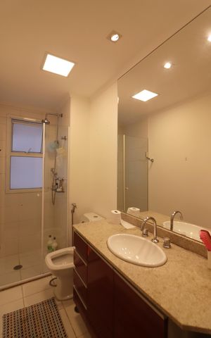 Apartamento à venda com 123m², 3 quartos e 2 vagasBanheiro Social