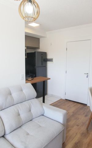 Apartamento à venda com 43m², 2 quartos e 1 vagaSala