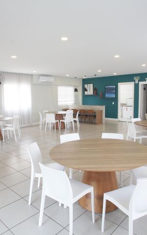Apartamento à venda com 43m², 2 quartos e 1 vagaÁrea comum - Salão de festas