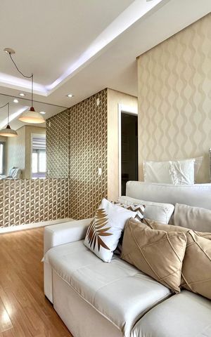 Apartamento à venda com 50m², 2 quartos e 1 vaga Apartamento à venda com 50m², 2 quartos e 1 vagaSala
