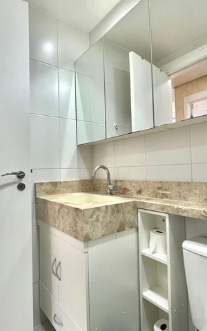 Apartamento à venda com 50m², 2 quartos e 1 vaga Apartamento à venda com 50m², 2 quartos e 1 vagaBanheiro