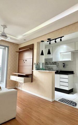 Apartamento à venda com 50m², 2 quartos e 1 vaga Apartamento à venda com 50m², 2 quartos e 1 vagaSala