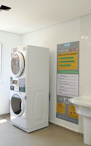 Studio à venda com 16m², 1 quarto e sem vagaLavanderia