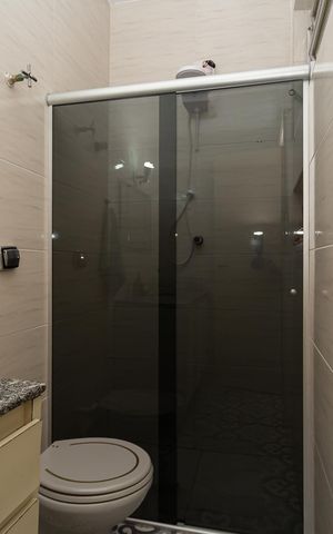 Apartamento à venda com 56m², 1 quarto e sem vaga Apartamento à venda com 56m², 1 quarto e sem vagaBanheiro