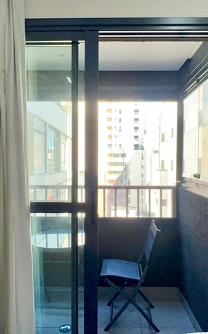 Studio à venda com 21m², 1 quarto e sem vagaVaranda
