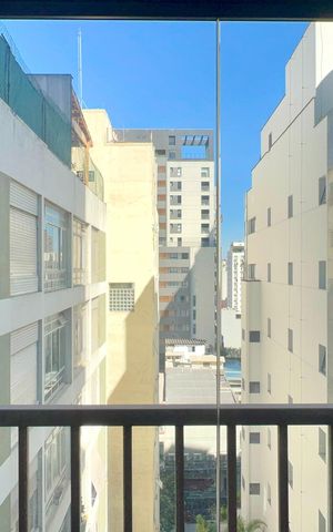 Studio à venda com 21m², 1 quarto e sem vagaVaranda
