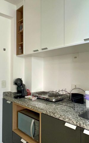 Studio à venda com 21m², 1 quarto e sem vagaCozinha