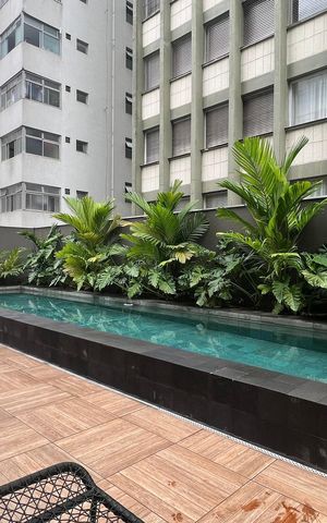 Studio à venda com 21m², 1 quarto e sem vagaPiscina