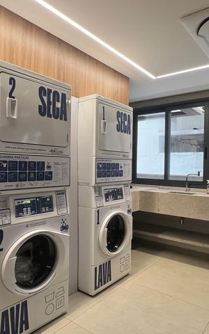 Studio à venda com 21m², 1 quarto e sem vagaLavanderia