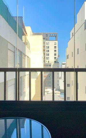 Studio à venda com 21m², 1 quarto e sem vagaVaranda