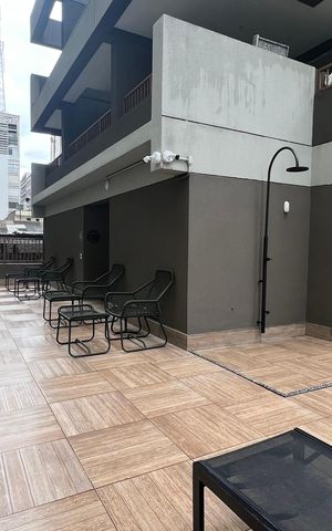 Studio à venda com 21m², 1 quarto e sem vagaPiscina