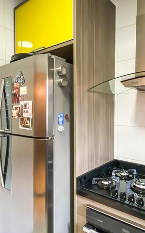 Casa à venda com 68m², 2 quartos e 2 vagas Casa à venda com 68m², 2 quartos e 2 vagasCozinha