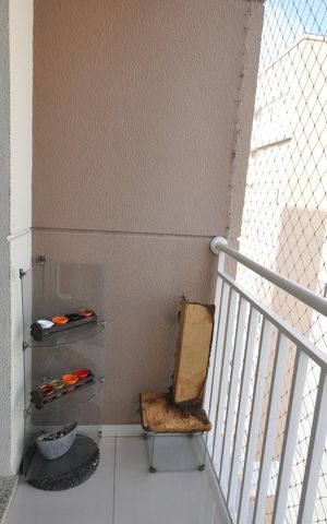 Apartamento à venda com 55m², 2 quartos e 1 vagaSacada da Sala