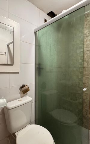 Casa de condomínio à venda com 60m², 2 quartos e sem vaga Casa de condomínio à venda com 60m², 2 quartos e sem vagaBanheiro Social