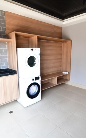 Studio para alugar com 36m², 1 quarto e 1 vagaLavanderia