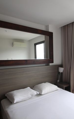 Studio à venda com 43m², 1 quarto e 1 vagaQuarto