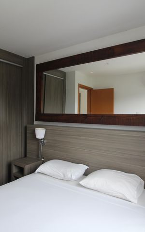 Studio à venda com 43m², 1 quarto e 1 vagaQuarto