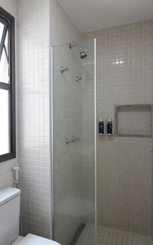 Studio à venda com 43m², 1 quarto e 1 vagaBanheiro
