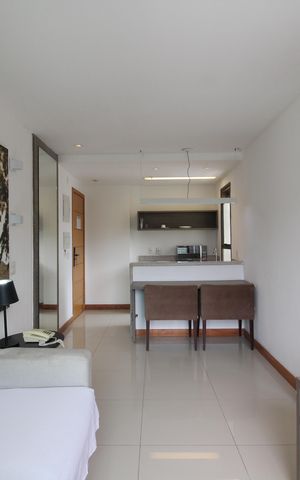 Studio à venda com 43m², 1 quarto e 1 vagaSala