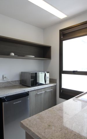 Studio à venda com 43m², 1 quarto e 1 vagaCozinha