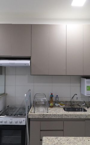 Apartamento para alugar com 47m², 1 quarto e 1 vagaCozinha 