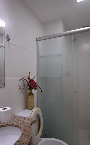 Apartamento à venda com 69m², 3 quartos e 2 vagas Apartamento à venda com 69m², 3 quartos e 2 vagasBanheiro Social