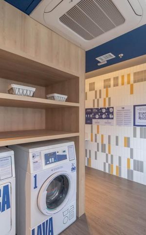 Apartamento à venda com 27m², 1 quarto e sem vaga Apartamento à venda com 27m², 1 quarto e sem vagaLavanderia
