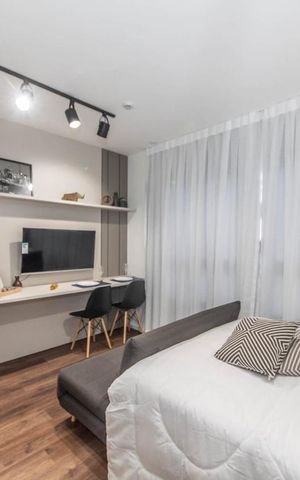Apartamento à venda com 27m², 1 quarto e sem vaga Apartamento à venda com 27m², 1 quarto e sem vagaStudio